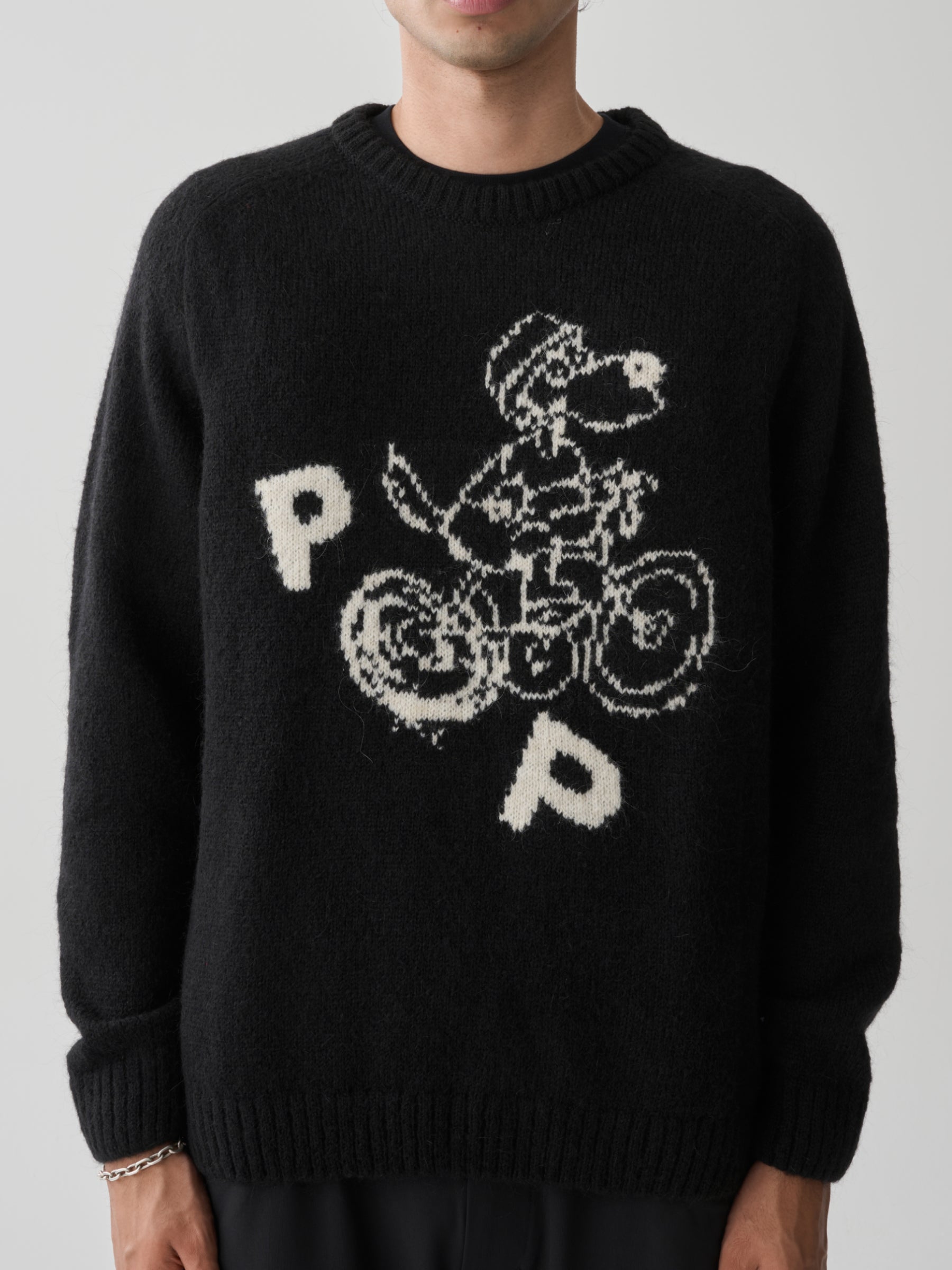 MAAP & Pop Graphic Mohair Knit